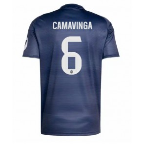 Real Madrid Eduardo Camavinga #6 Venkovní Dres 2025-26 Krátký Rukáv